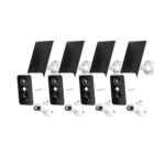 cámara inteligente exterior panel blanca x 4